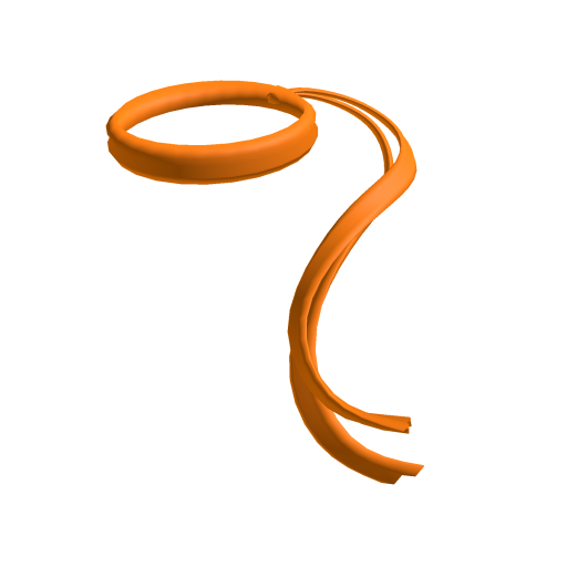 Orange Ninja Headband of All Earth's Fire