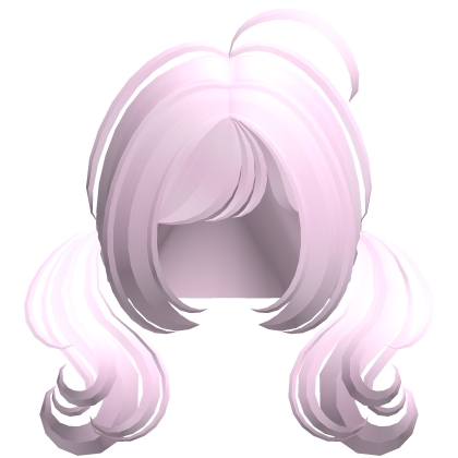 ♡꒱ cutesy pink low wavy baby pigtails Roblox item