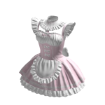 Maid Dress Pink Pastel Classic Anime Ruffle Ribbon