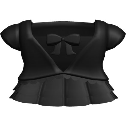 ♡ Cute dress with jacket in Black Roblox item