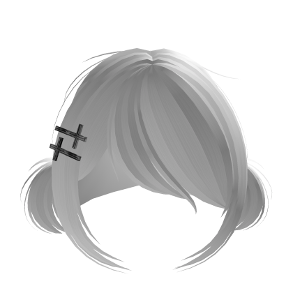 Edgy pigtails - White