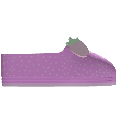 Pink Strawberry Sneakers - Right Shoe Accessory | Roblox