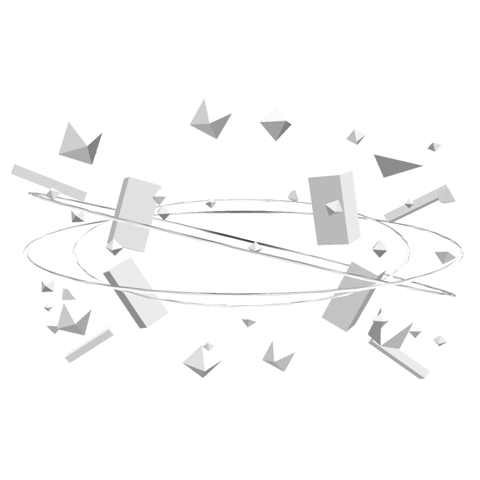 Geometric Aura (White)