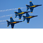 Blue Angels flight training simulator