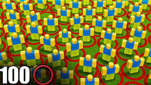 100 Circles ⭕️ 100 People🙎‍♂️