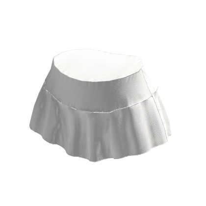 Y2K White Skirt