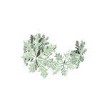 Mint Snowflake Winter Crown