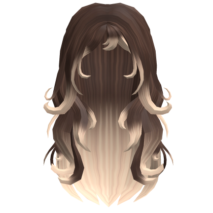 Y2K Messy Grunge Layered Hair Brown to Blonde Roblox item