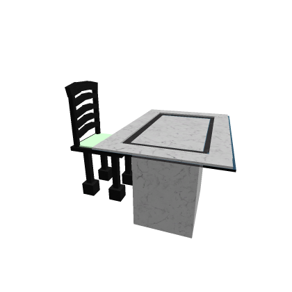Chair With Marble Table