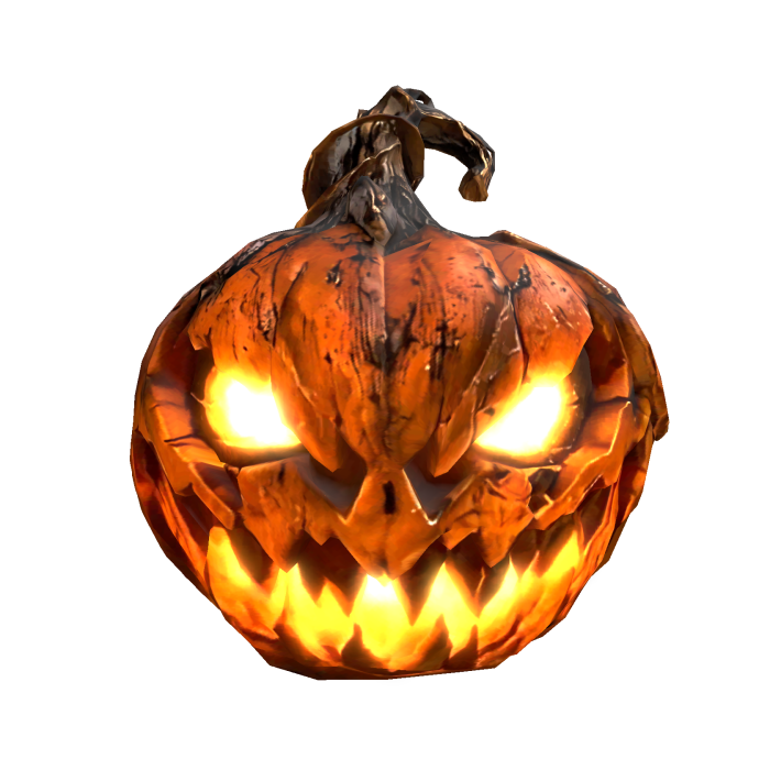 Glowing Haunted Pumpkin