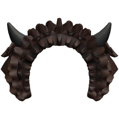 Cute Devil Horns Maid Headband - Dark Brown Roblox item