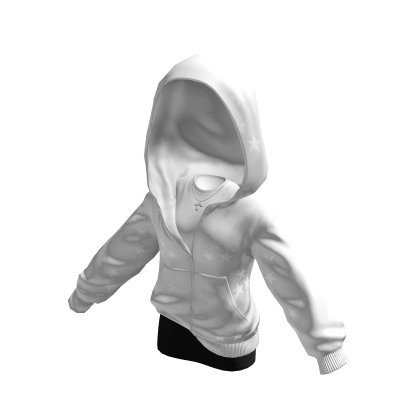 Y2K Outfit Set White Hoodie Skirt Cozy Overfit Top thumbnail