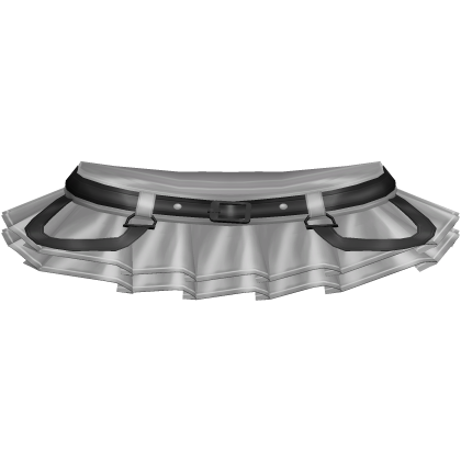 riyo gachiakuta pleated skirt w belt in gray