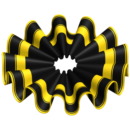 Yellow and Black Clown Jester Ruffles Roblox item
