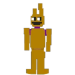 Purple Guy inside Springbonnie