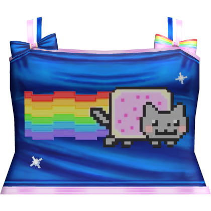 Kawaii Nyan Cat Rainbow Top