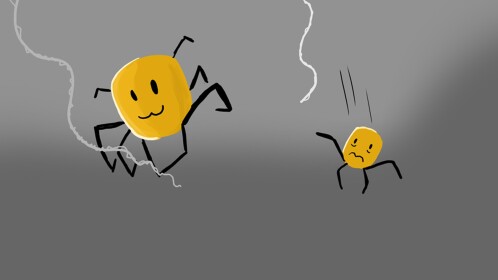 Obby but you're a Spider