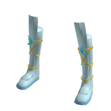White ninja Kunoichi-style tabi socks blue