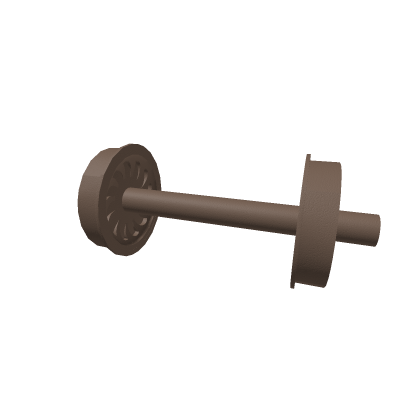 Old train axle