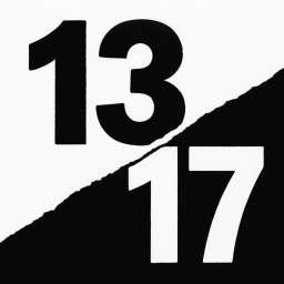 Only Tuesday 13 and Friday 17