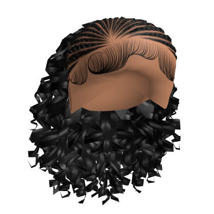 Feed In Braids W/ Curls [Black]