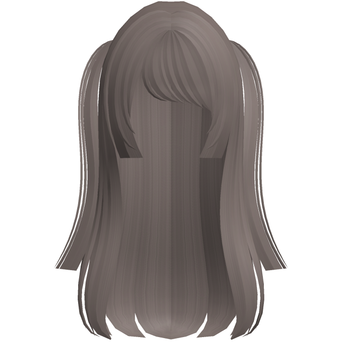 emo moe hime long hair w side ponies ash brown