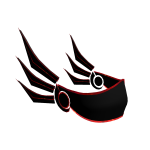 Cartoony Red Galaxy Valkyrie