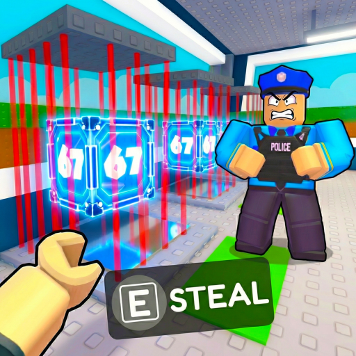 Steal Lucky Blocks From Police
