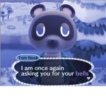 Tom nook Debt civilians