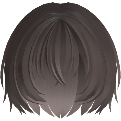 moe fluffy short shy nerdy hair brown fade Roblox item