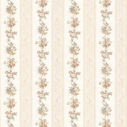 Wallpaper Floral Peach (Full) Bloxburg Roblox decal