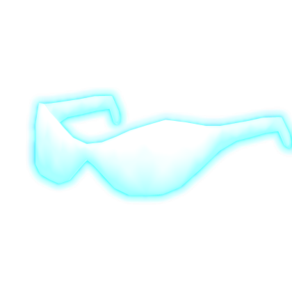 [GLOWS!] emissive neon blue shades glasses