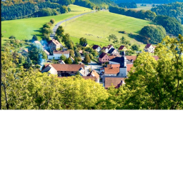 the small village