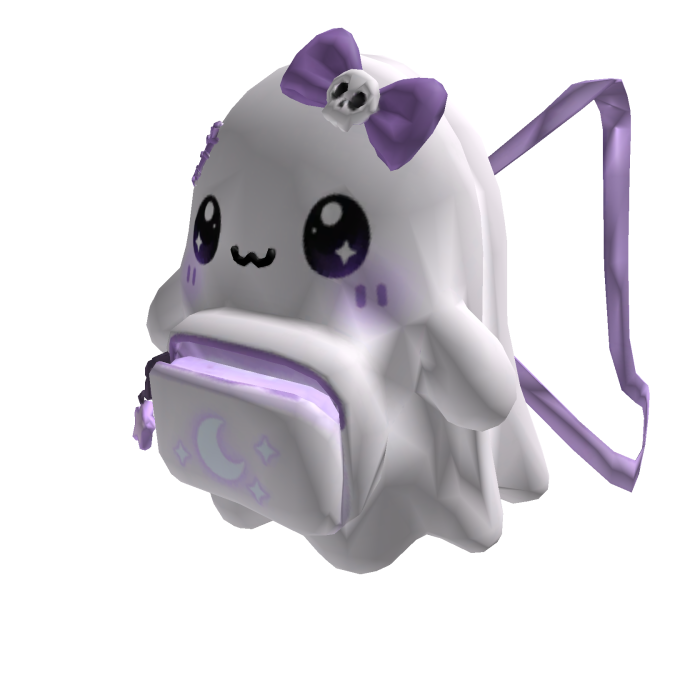 Cute Ghost Backpack - Pastel Purple