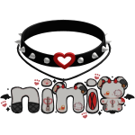 nini emo choker