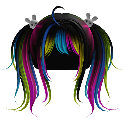 Neon Kawaii Pigtails Hair Roblox item