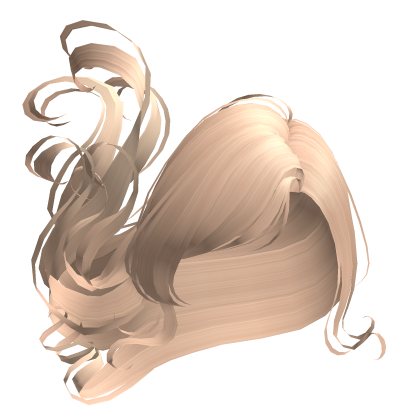 floating magical angel hair in blonde