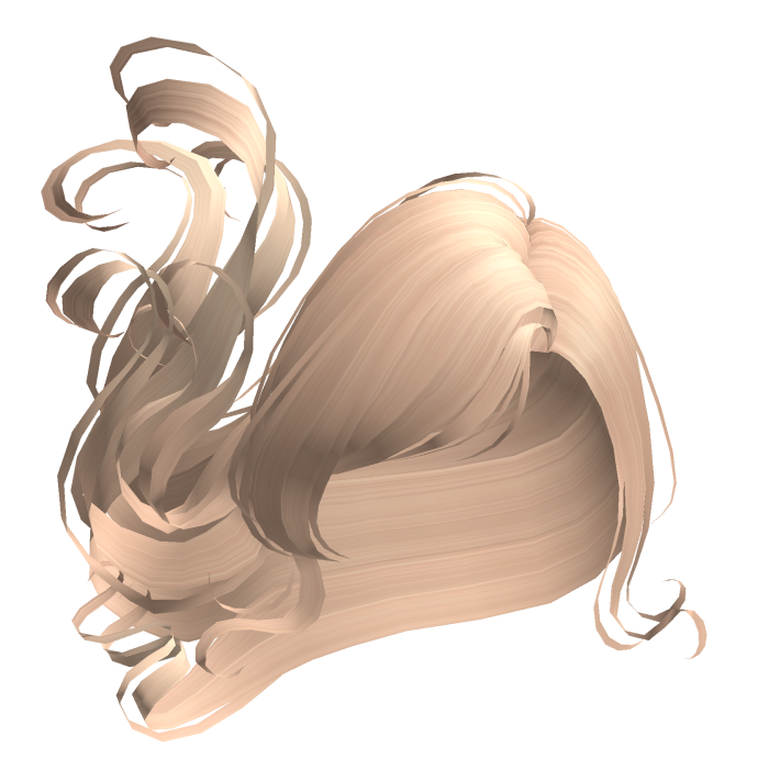 floating magical angel hair in blonde