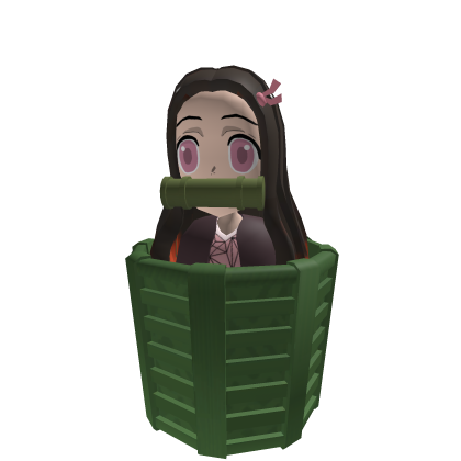 Nezuko in a Basket