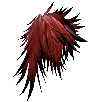 Red Scene Messy Spiky Hair