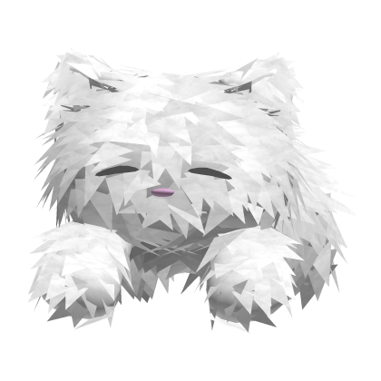 sleeping cat white Roblox item