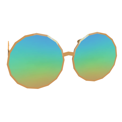 Pastel Rainbow Round Sunglasses