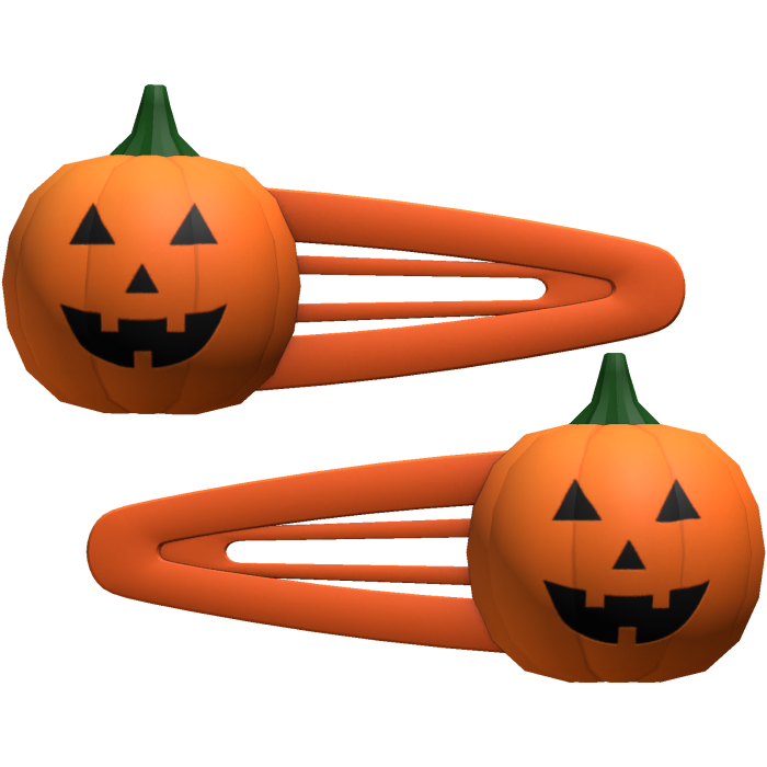 Y2K Halloween Pumpkin Hair Clips (R) 🎃