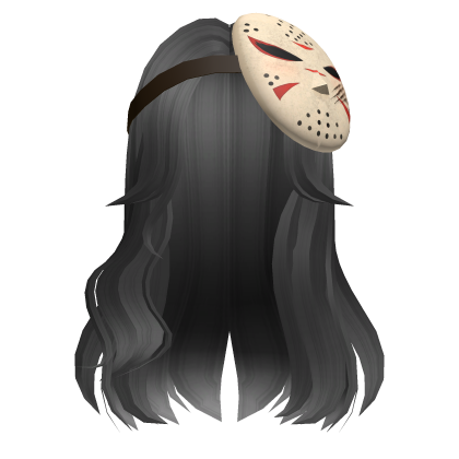 Halloween Grey Hair with Jason Mask thumbnail