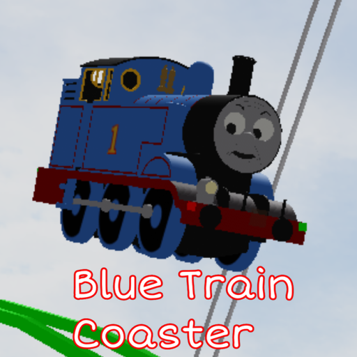 Blue Train Coaster official Roblox game thumbnail