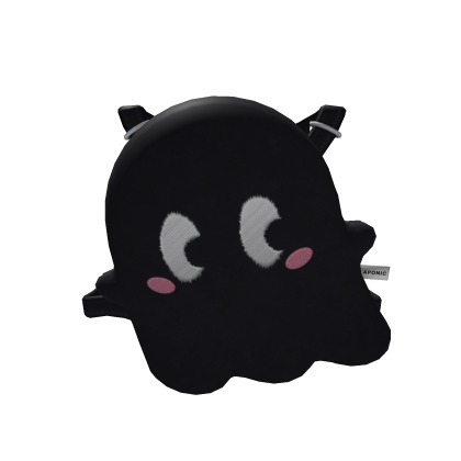 Black Ghost Plush Backpack