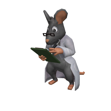 Dr. Lab Rat Shoulder Friend