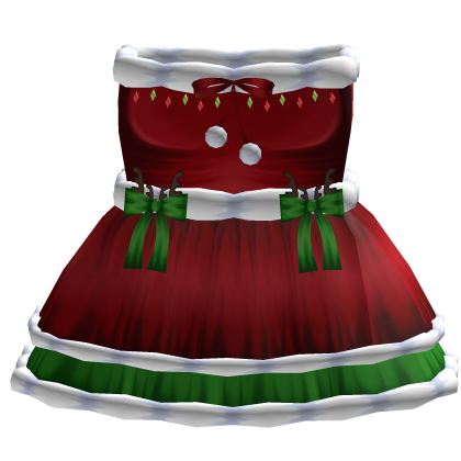 Kawaii Christmas Bow Dress