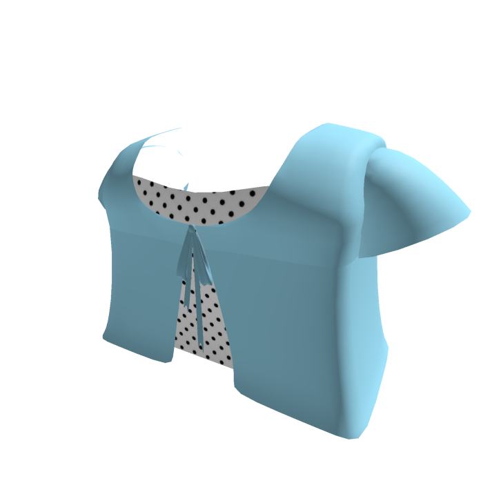 ♡ Lindo top azul com puntos ♡ 