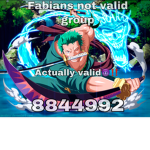 Fabians not valid group